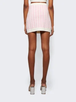 Miu Miu Cashmere Knit Mini Skirt -Artemides shop MMG397 05