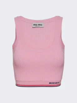 Miu Miu Cropped Tank Top