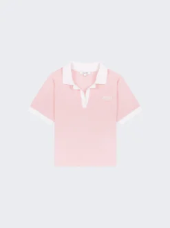 Prince Sporty Polo Baby Pink And White