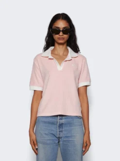 Prince Sporty Polo Baby Pink And White -Artemides shop PO1062BP 43585 03 1