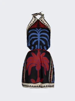 JOHANNA ORTIZ Awash Mystery Mini Dress Multicolor