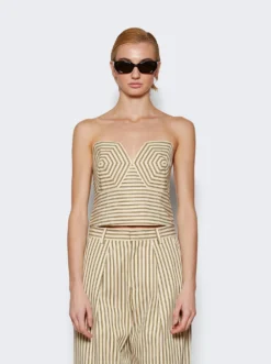 Suki Top Ivory -Artemides shop R24SS23546 6039 03 1