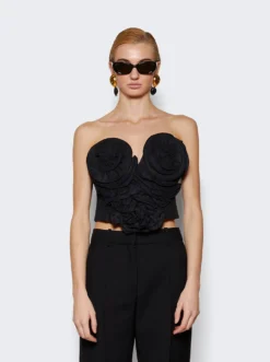 Roxana Top Black -Artemides shop R24TT23595 2509 03 1