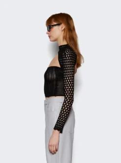 Asymmetric Mali Top Black -Artemides shop REAW23K 11W 2509 04 1