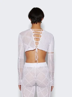 Loona Crop Top White -Artemides shop REAW23 05W 2479 05 1