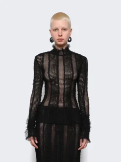 Angel Long Sleeve Top Black -Artemides shop REAW23 ATSB 2509 03 1