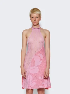 Sleek Mini Dress Pink -Artemides shop RESS23 80B SLEEK MINI 3355 03 1