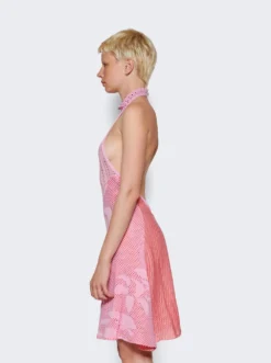 Sleek Mini Dress Pink -Artemides shop RESS23 80B SLEEK MINI 3355 04 1