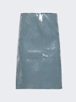 Wile Midi Skirt Dolphin Blue