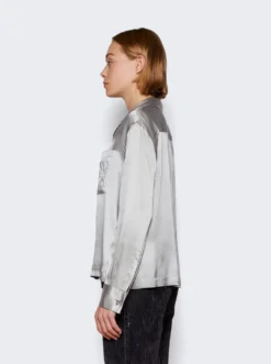 Loewe Anagram Pyjama Blouse Mouse Grey -Artemides shop S359Y05X96 48367 04 1