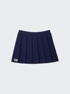 X Lacoste Tennis Pleated Skirt Marine