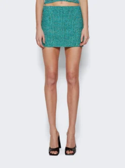 Lameka Mini Skirt Blue -Artemides shop SLK225 2845 03 1