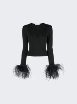 Uscilla Top Jet Black