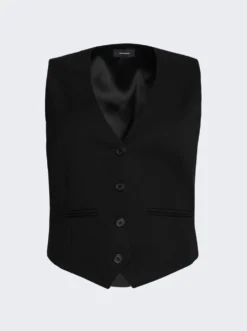 Waistcoat Tank Top Black