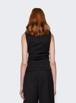 Waistcoat Tank Top Black -Artemides shop W1055R12 2509 05 1