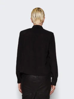 Scarf Blouse Black -Artemides shop W1062R13 2509 05 1