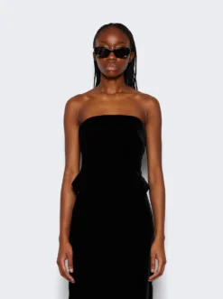 Velvet Corset Top Black -Artemides shop W1067R14 2509 03 1