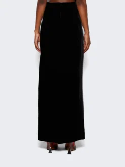 Velvet Column Skirt Black 9 Velvet Column Skirt Black -Artemides shop W2087R14 2509 05 1