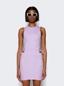 VETEMENTS Deconstructed Bikini Dress Lilac -Artemides shop WE64DR120V 5775 03 1