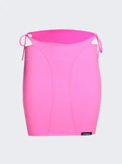 VETEMENTS Deconstructed Bikini Skirt Hot Pink