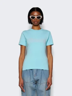 VETEMENTS Bling Logo Tee Mint -Artemides shop WE64TR360M 29202 03 1