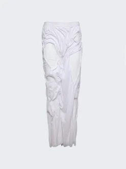 Wetlook Long Skirt White