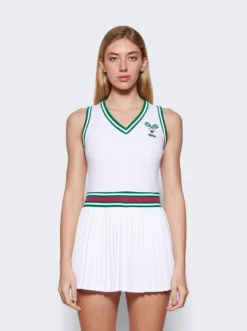 X LHD Pleated Pickleball Dress Coconut -Artemides shop WFA22350 15 45546 03 1